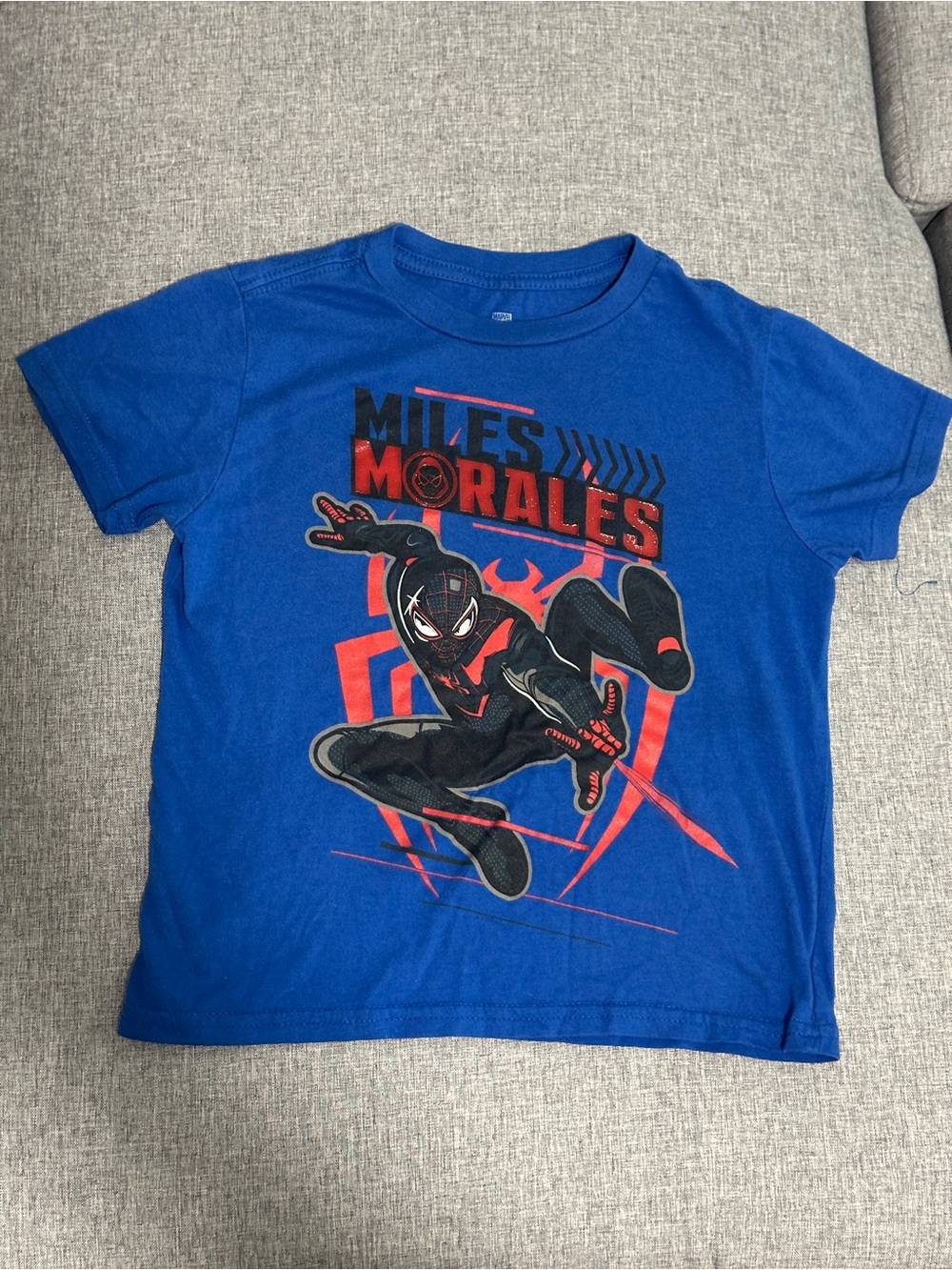 Miles Morales Blue Kids Graphic Tee